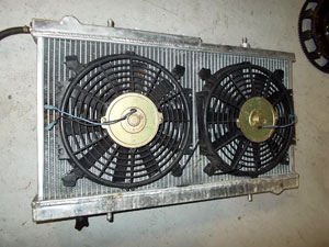 se-r mizu radiator, cap and JGY fan kit