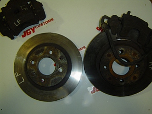 b14 se-r front brakes