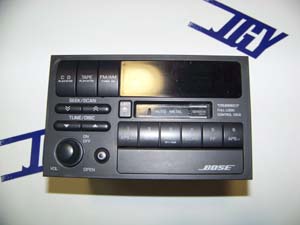 factory nissan double din stereo and cassette player